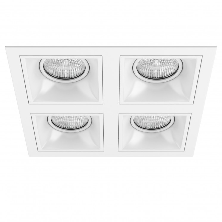 Комплект из светильников и рамки DOMINO  Lightstar D54606060606