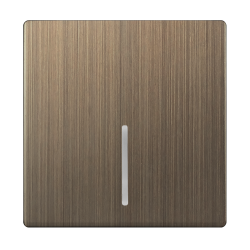 Клавиша для выключателя c подсветкой бронзовый Werkel W1119112 (WL12-SW-1G-LED-CP)