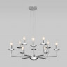Подвесная люстра Eurosvet 60150/10 хром CARISO