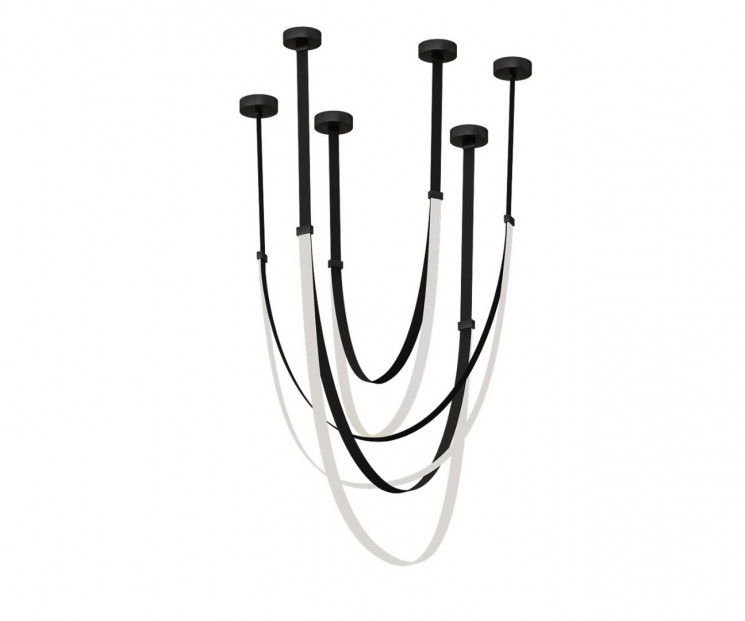 Подвес Kink Light 07689-150+180+210,19 Лирд черный d150+180+210 h210 Led 256W (4000K)