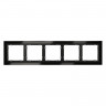 Рамка 5 постов VOLTUM VLS110508 черный