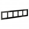 Рамка 5 постов VOLTUM VLS110508 черный