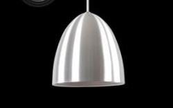 СВЕТИЛЬНИК ПОДВЕСНОЙ 5004 BRUSHED ALUMINUM/SILVER D=300MM