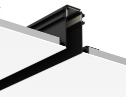 Магнитный шинопровод встраиваемый S48 L3000 W120 H70 mm, Черный