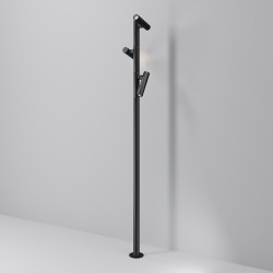 Ландшафтный светильник Maytoni O494FL-L30B3K Торк / Torq 3000К 3х10Вт IP 65 Диаметр 5 см Высота 160 см черный