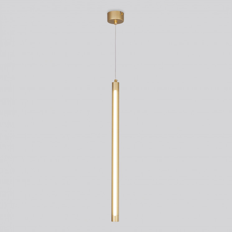 Подвесной светодиодный светильник Eurosvet Strong 50189/1 LED матовое золото