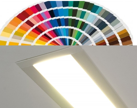 Профильный светодиодный светильник Elektrostandard ССП встраиваемый 9W 600Lm 53 см 6500K Цвет на выбор по Ral