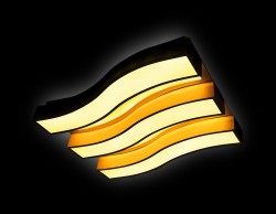 Управляемый светильник Ambrella light FP2423 WH 90W+48W D690*500 ORBITAL PARUS