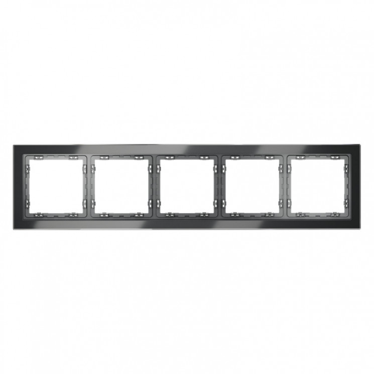 Рамка 5 постов VOLTUM VLS110507 графит