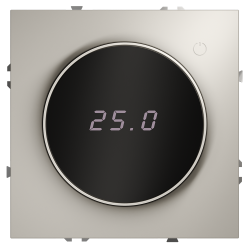 Терморегулятор электронный VOLTUM S70 с индикацией и датчиком, для теплого пола, (кашемир)