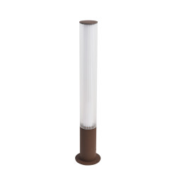 Уличный светильник ODEON LIGHT 7180/22GL NATURE IP65 LED 22W 2500Лм 3000K 281° 220-240V CORTENA Диаметр 10 см Высота 85 см коричневый/акрил/металл