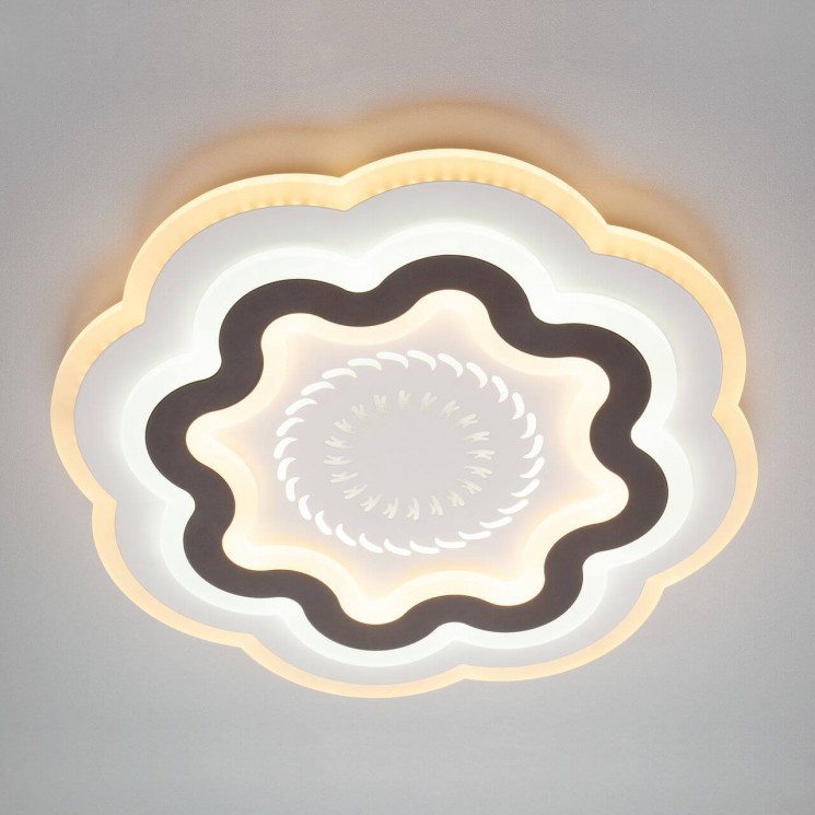 Потолочный светодиодный светильник Eurosvet 90120/1 белый Siluet