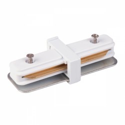 Коннектор прямой для однофазного шинопровода Elektrostandard TRC-1-1-I-WH белый