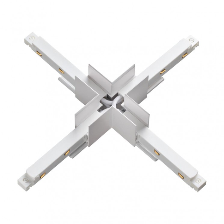 Соединитель с токопроводом для шинопровода Х-образный NOVOTECH SHINO 135127