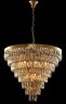 Люстра Crystal Lux ABIGAIL SP22 D820 GOLD/AMBER