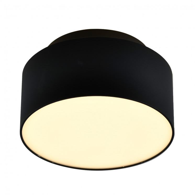 Светильник потолочный ST Luce Черный LED 1*12+5W 4000K 1 190Lm Ra>90 120 ° IP20 D110xH30 85-265  ST166.442.17