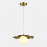 Светильник подвесной EVOLUCE Латунь/Белый G9 1*5W 4000K          SLE1196-303-01