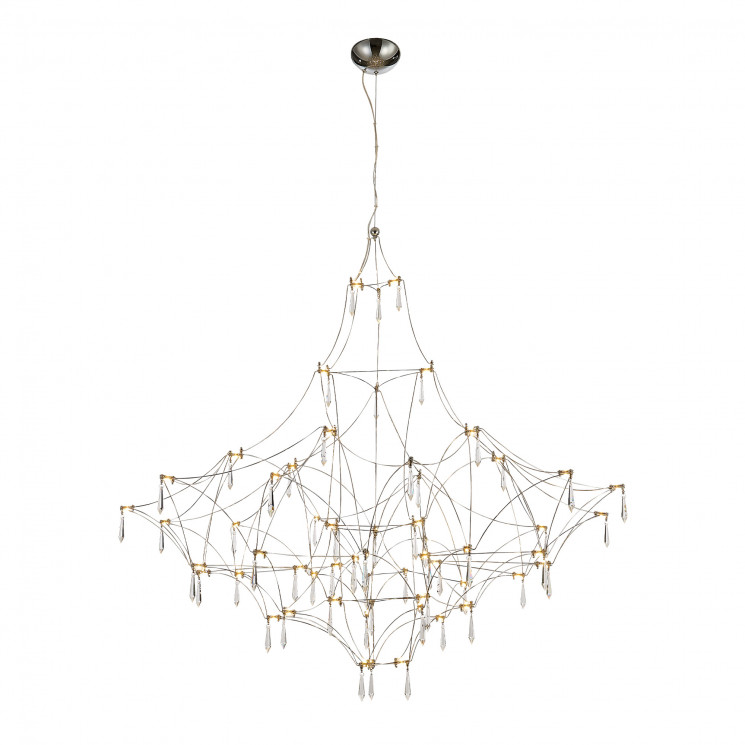 Светильник подвесной ST Luce Хром/Прозрачный LED 114*0,5W 3000K         SL6601.113.114