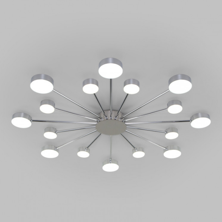 Накладная люстра Eurosvet 90242/16 хром Nitrino