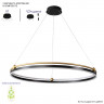 Люстра Crystal Lux FERNANDO SP88W LED D1000 BLACK/GOLD