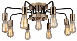 Светильник потолочный Arte lamp A6001PL-9BK GELO