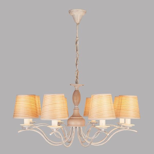 Люстра Eurosvet 60027/8 белый с золотом