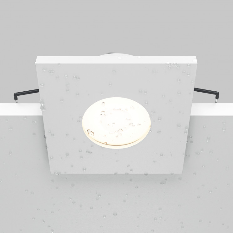 Встраиваемый светильник Maytoni Technical DL083-01-GU10-SQ-W