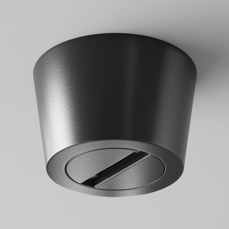 Потолочная чаша Maytoni Technical Parity накладная с коннектором питания черная TRA130RSC-1B