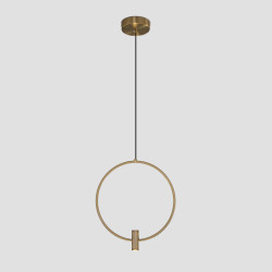 Подвесной светодиодный светильник Eurosvet 50257/1 LED латунь