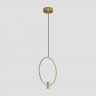 Подвесной светодиодный светильник Eurosvet 50257/1 LED латунь
