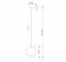 Подвесной светодиодный светильник Eurosvet 50257/1 LED латунь