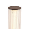 Уличный светильник ODEON LIGHT 7180/18GL NATURE IP65 LED 18W 2054Лм 3000K 281° 220-240V CORTENA Диаметр 10 см Высота 65 см коричневый/акрил/металл 1
