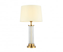 Kink Light 07703-T,20-21(01) Настольная лампа Милта бронза/прозрачный/белый d38 h68 E27 1*40W