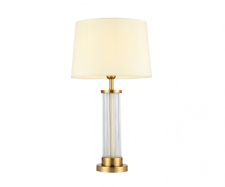 Kink Light 07703-T,20-21(01) Настольная лампа Милта бронза/прозрачный/белый d38 h68 E27 1*40W