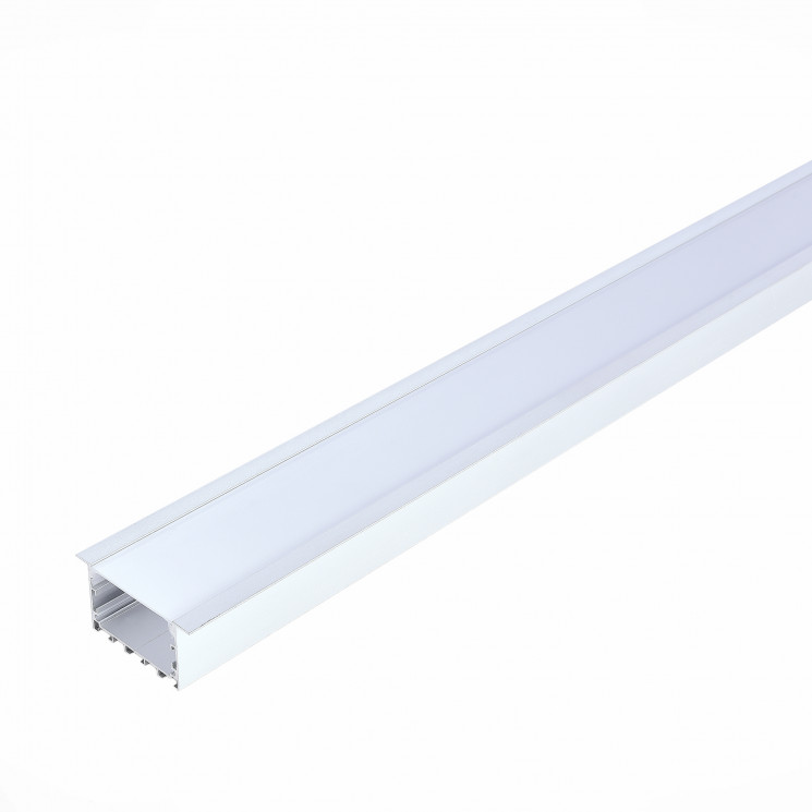 Встраиваемый алюминиевый профиль с рассеивателем(к-т: 2 загл) ST-Luce ST017.129.05