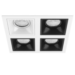 Комплект из светильников и рамки DOMINO  Lightstar D54606070707