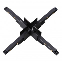 Соединитель с токопроводом для шинопровода Х-образный NOVOTECH SHINO 135128