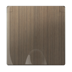 Накладка для розетки IP44 с крышкой бронзовый Werkel WL12-SKGSC-IP44-CP