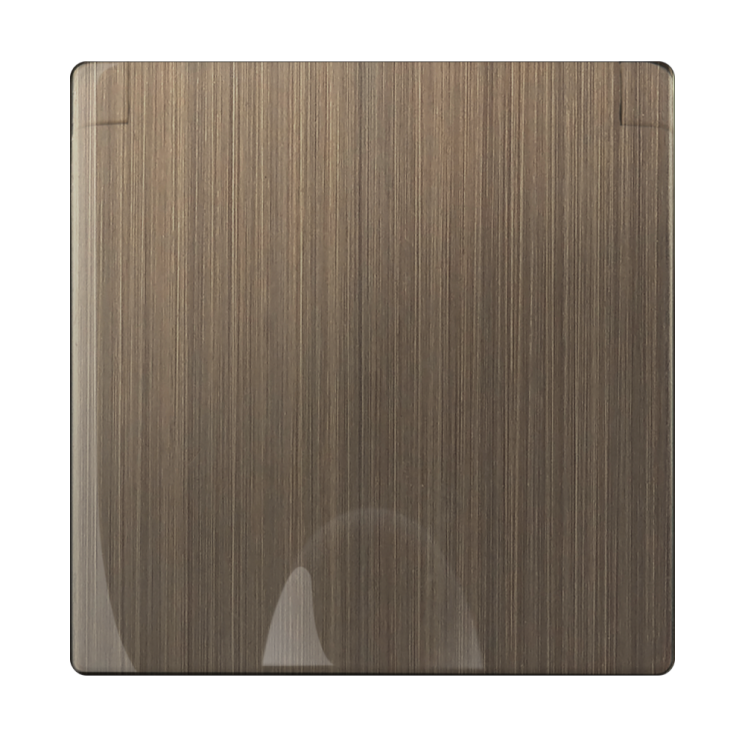 Накладка для розетки IP44 с крышкой бронзовый Werkel WL12-SKGSC-IP44-CP