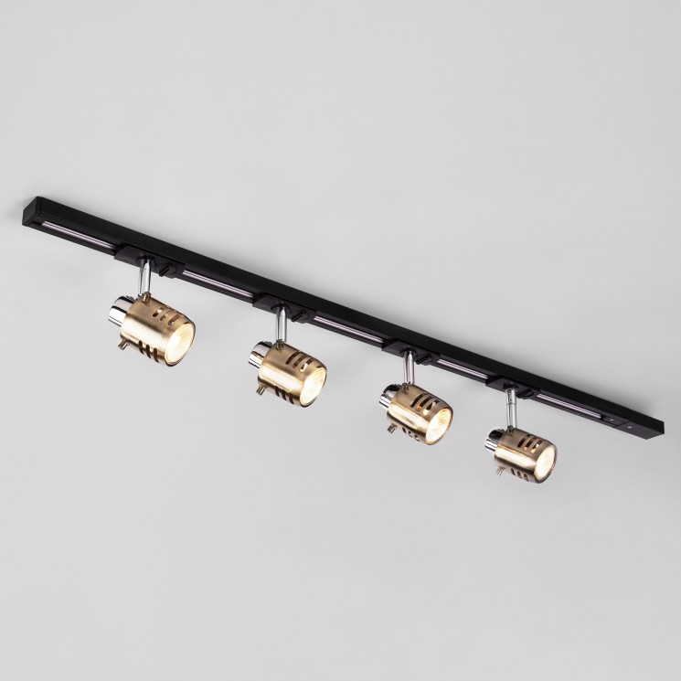 Потолочный светильник  Eurosvet Leonardo 20076/4 хром/античная бронза