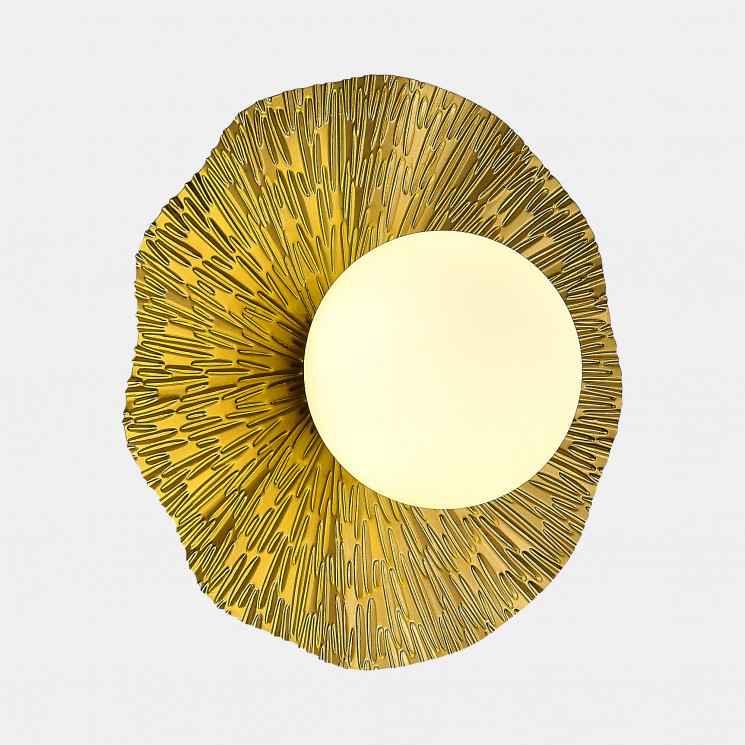 Светильник настенный EVOLUCE Латунь/Белый G9 1*5W 4000K          SLE1196-301-01