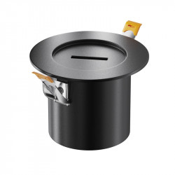 Потолочная чаша Maytoni Technical Parity встраиваемая с коннектором питания черная TRA130RSC-2B