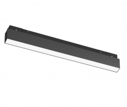  Светильник светодиодный Magnetic-S48 30W Черный корпус , 3000К, 100lm/w , CRI > 95, L600х35mm 23169