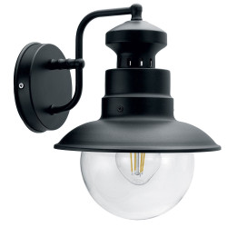 Светильник садово-парковый настенный Feron PL571 60W 230V E27,черный 11597 Барселона