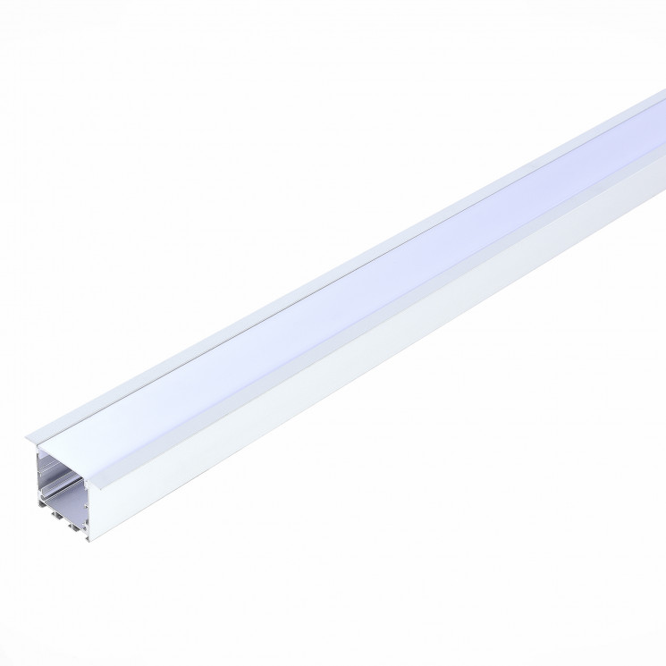 Встраиваемый алюминиевый профиль с рассеивателем(к-т: 2 загл.) ST-Luce   ST017.129.06