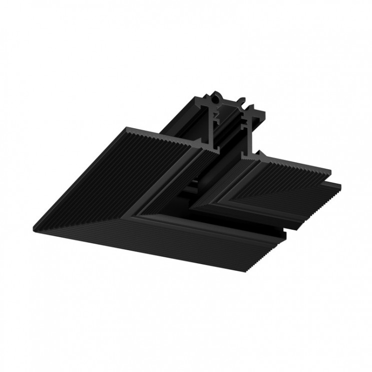 Коннектор угловой внешний, встраиваемый под шпатлевку Maytoni Technical  Levity TRA187CL-13B Magnetic track system Levity