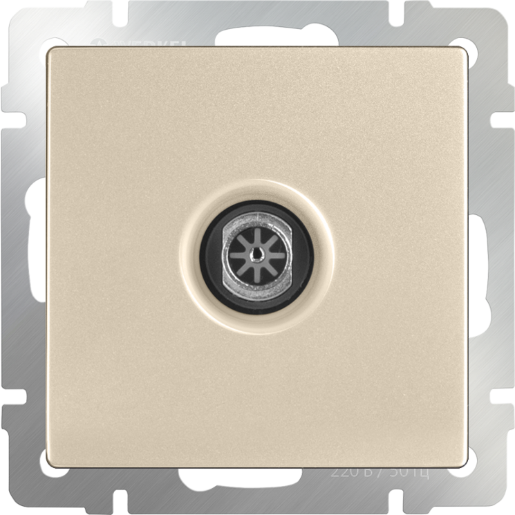 ТВ-розетка оконечная  шампань Werkel W1183011 (WL11-TV)