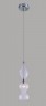 Светильник подвесной Crystal Lux IRIS SP1 B TRANSPARENT