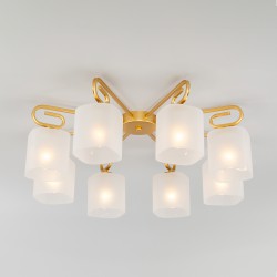 Потолочный светильник Eurosvet Camila 30143/8 латунь