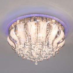 Подвесной светильник  Eurosvet Soffite 80119/8 хром/синий+красный+фиолетовый